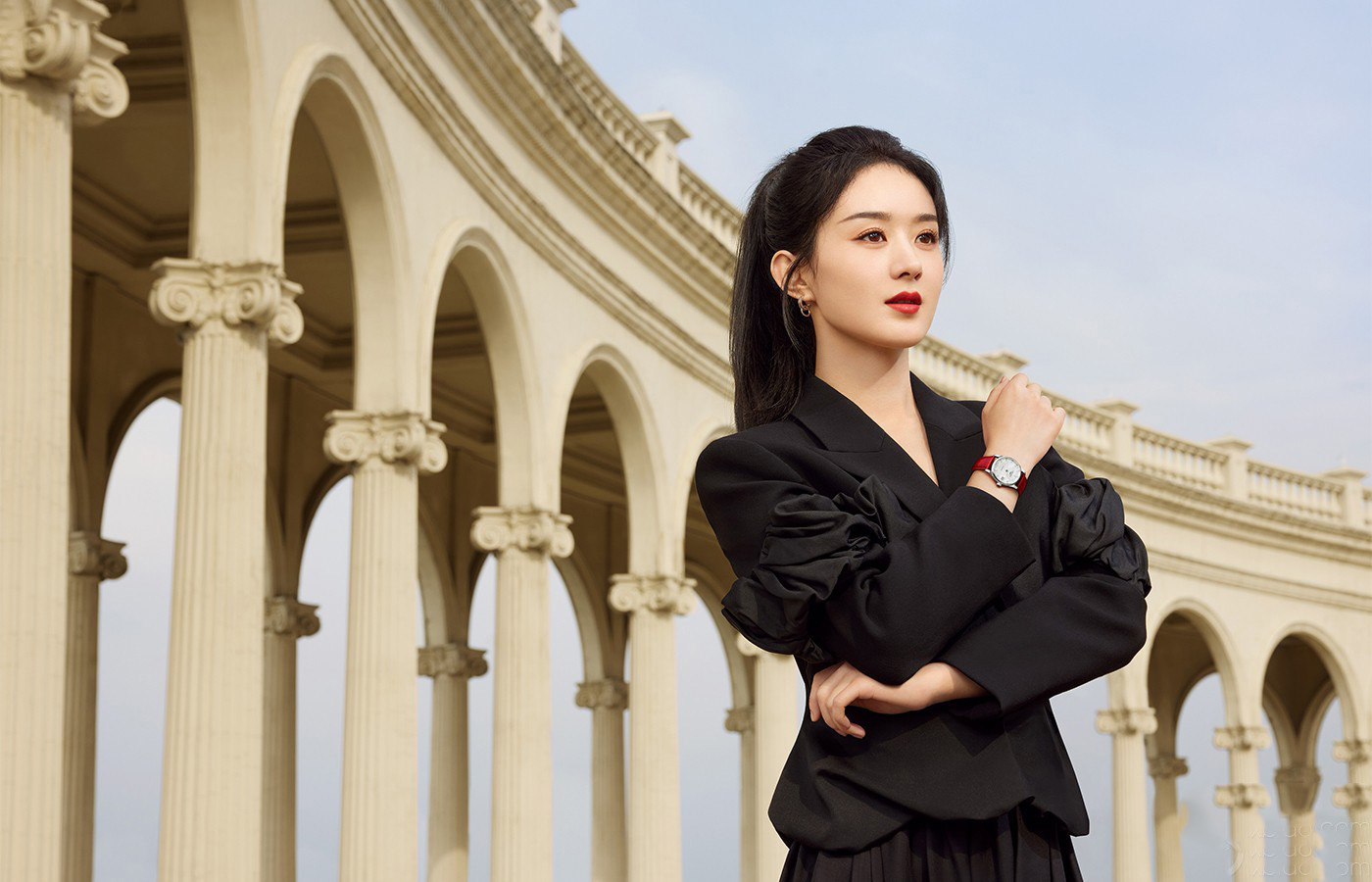 浪琴形象大使趙麗穎（圖）